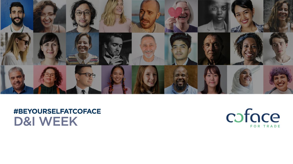 coface's tweet photo. Because our role as a company goes beyond our economic contribution, we are committed in making Coface a safer place to be yourself. 
#Diversity is a fact, #Inclusion is a choice, and it is our choice!
#BeYourselfAtCoface #DiversityAndInclusionWeek https://t.co/qlVGTSpOQf