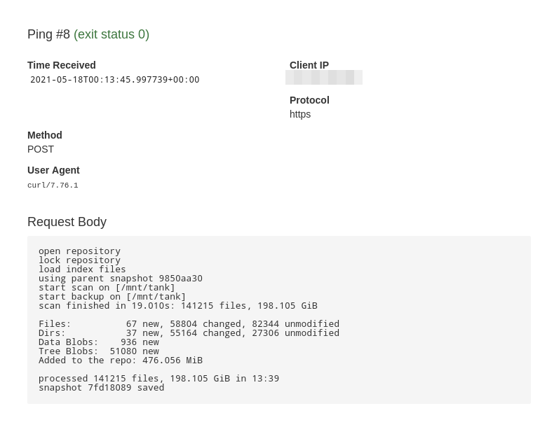Combining @resticbackup and @healthchecks_io : a match made in a very reliable part of heaven 😍