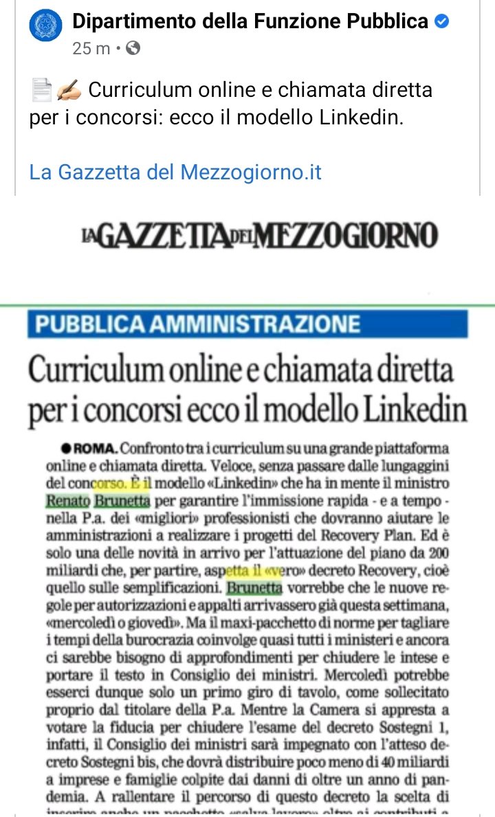 ComitatoPa's tweet photo. La Pubblica Amministrazione non è un'impresa privata e risponde a logiche DIVERSE. Come si può solo pensare di parlare di modello Linkedin e Chiamata Diretta? 
TRASPARENZA #ugualiallapartenza @FunzPub @renatobrunetta @pdnetwork @SI_sinistra @M5S_Senato @M5S_Camera @EnricoLetta https://t.co/3LA89GbfLW