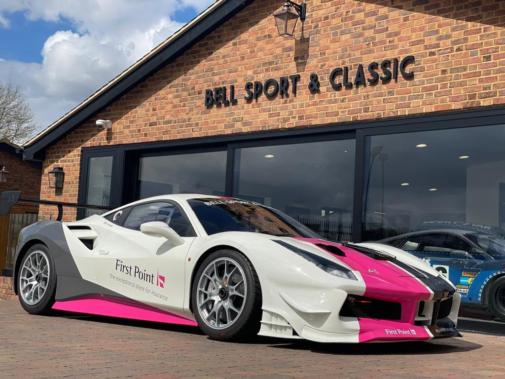We loved creating the livery design for the <a href="/bellsportclass/">Bell Sport & Classic</a> and <a href="/firstpointuk/">First Point Insurance</a>
 Ferrari 488 Challenge Car and was great seeing our vision translated onto the actual car ahead of its maiden public appearance at Goodwood last weekend.

#design #graphicdesign #branding #marketing