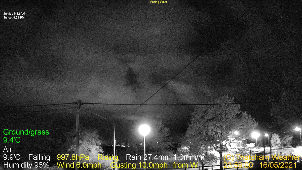 ThatchamWeather's tweet photo. Thatcham: 27.4mm on the 16th May.
The 5th wettest May day, and the 27th wettest day in my record that has 6,756 days in it, going back to the 26th October 2002.
Just the 33rd day with an inch or more of rain. https://t.co/XevRA6cF1w