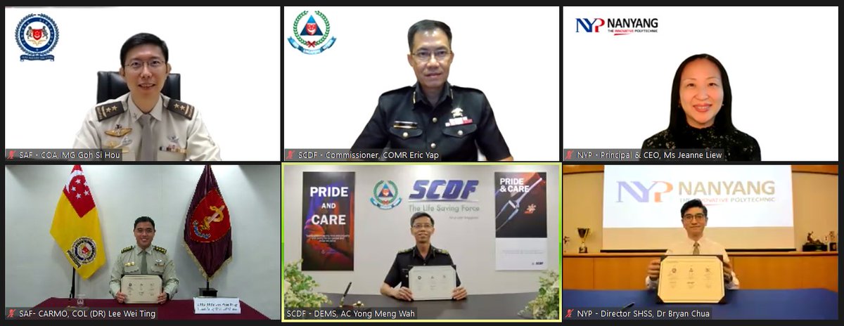 Ng Eng Hen (@ng_eng_hen) on Twitter photo (1/2) Today the Singapore Army signed a Memorandum of Understanding (MOU) on the Enhancement of Paramedic Professional Standards, together with <a href="/SCDF/">Singapore Civil Defence Force</a> and <a href="/nyptweets/">Nanyang Polytechnic</a>. Now, eligible SAF and SCDF personnel can undergo a 12-month full-time Diploma (Conversion) in Paramedic Science. (1/2) Today the Singapore Army signed a Memorandum of Understanding (MOU) on the Enhancement of Paramedic Professional Standards, together with <a href="/SCDF/">Singapore Civil Defence Force</a> and <a href="/nyptweets/">Nanyang Polytechnic</a>. Now, eligible SAF and SCDF personnel can undergo a 12-month full-time Diploma (Conversion) in Paramedic Science.