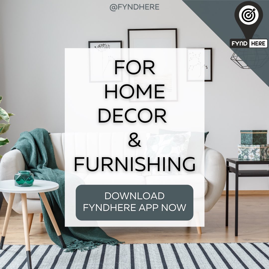 fyndhere's tweet photo. Whether you are looking for custom interior work, flooring, wallpapers, furniture, mirrors or custom doors or wall painting, Fyndhere has got all covered.
Do not wait more, download the App now.
#fyndhereapp #fyndhere #yourlocalgenie #homedecor #furnishing #interiordesign https://t.co/bByTcfkSHe