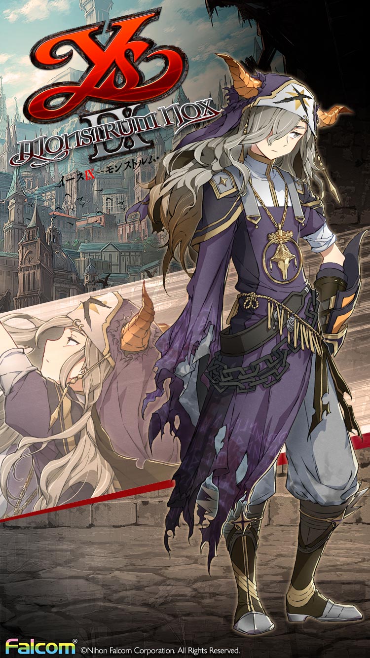 19枚 A4イラストフィルム イースIX ファルコム イースIX-Monstrum NOX-」ピカットパネル用イラストフィルム