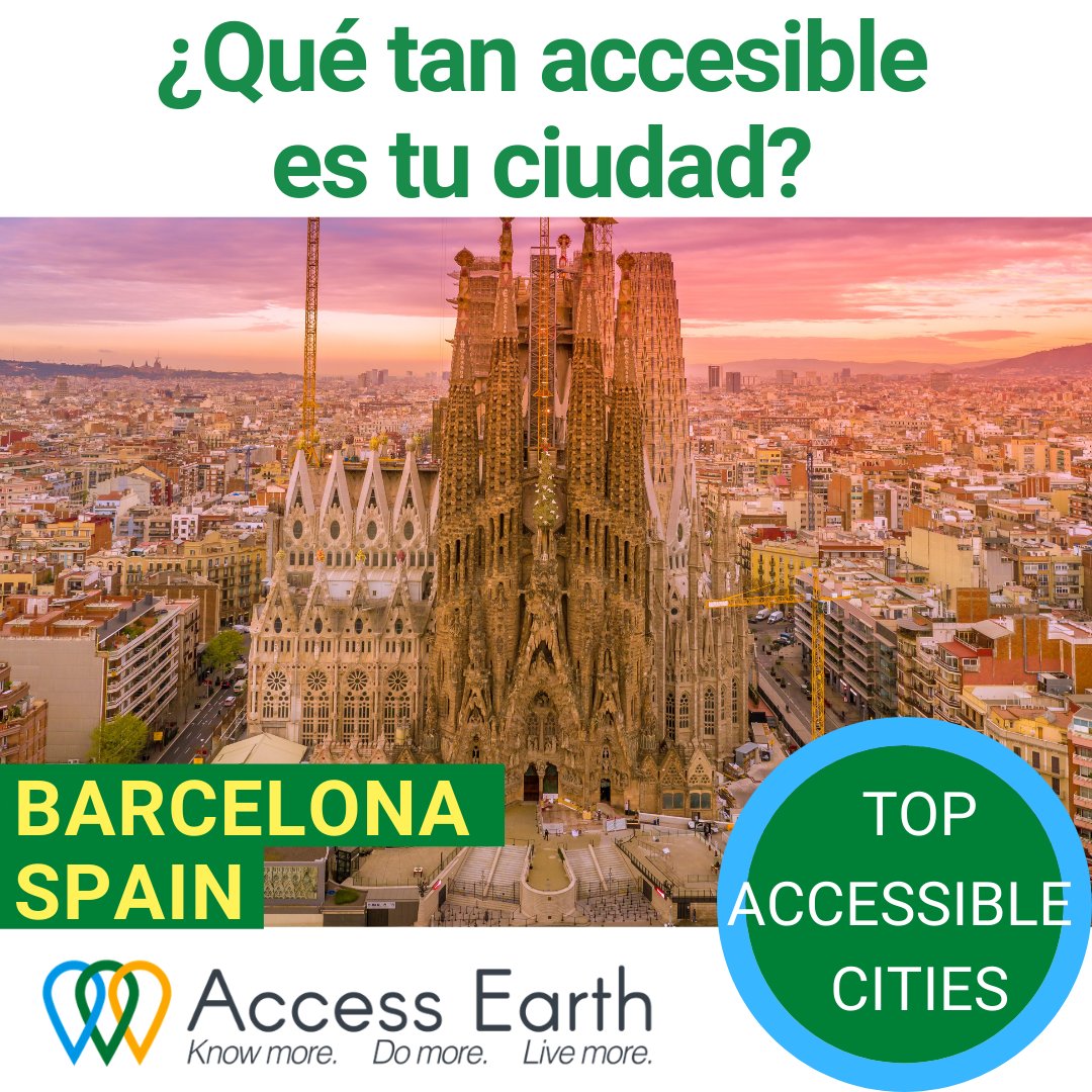 Access_Earth's tweet photo. Have you visited or live in Barcelona? Let us know your experience with accessibility in this city by downloading Access Earth today.
#Accessibility #AccessibilityTravel #AccessibleVacations #AccessibilityForAll #AccessibilityMatters #Barcelona #Spain https://t.co/2o8MdXSypt