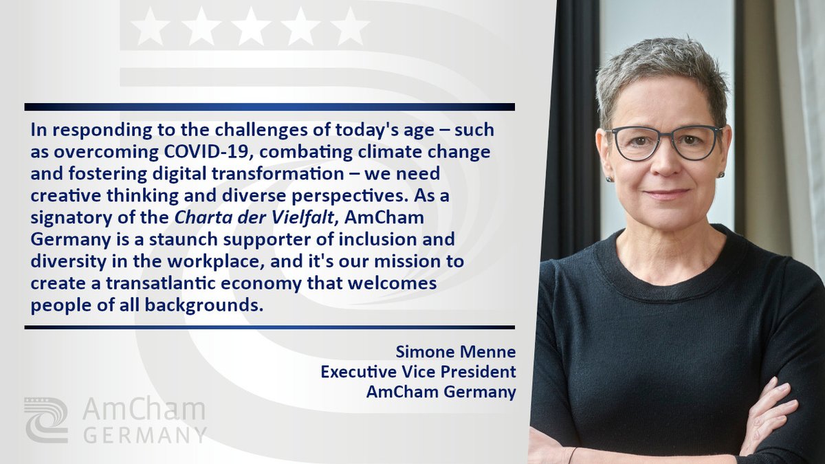 Today is German #Diversity Day! Here's what our Executive Vice President @simone_menne has to say about why #inclusion is important on both sides of the Atlantic. 

#DDT21 #FlaggefürVielfalt #Vielfaltverbindet @ChartaVielfalt