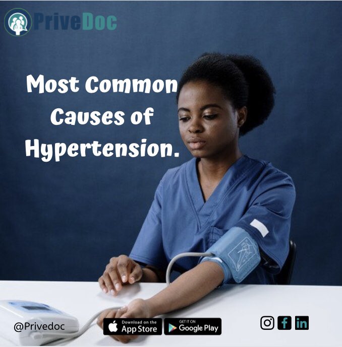 PriveDoc's tweet image. The following are risk factors of HBP:-
-Stress
-Race
-Age
-Not being physically active 
-Too much salt in your diet
-Drinking too much alcohol

Eat healthy, de-stress and exercise regularly 

#WorldHypertensionDay #privedoc