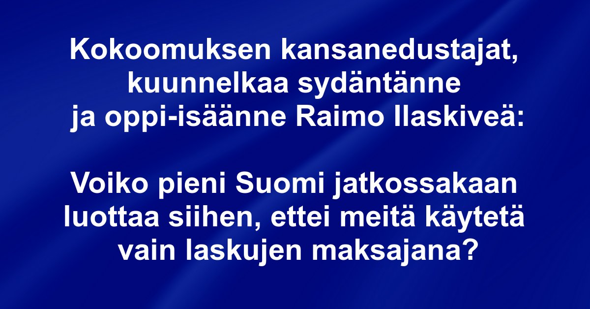 kaiarilundell's tweet image. #elpymisväline #elpymispaketti #eduskunta #kokoomus #politiikka #EU #Suomi #kuntavaalit2021
