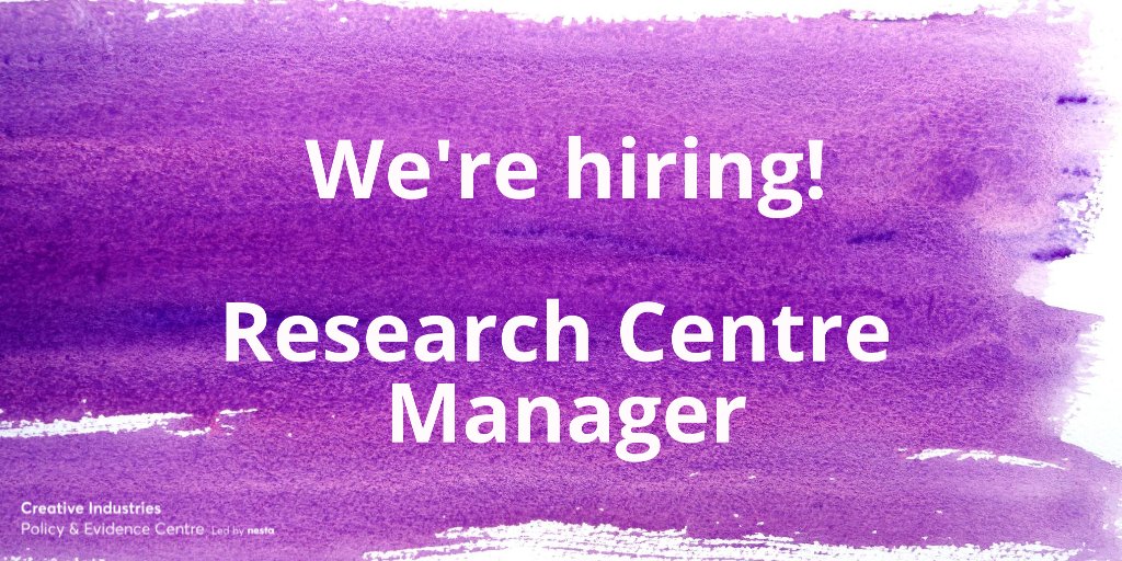 📢Job alert!📢We're hiring a Research Centre Manager in the PEC team based at @nesta_uk to oversee our day to day operations and business processes. Circa £61k, deadline 8:00am on 28 May 2021. Find out more and apply: pec.ac.uk/jobs