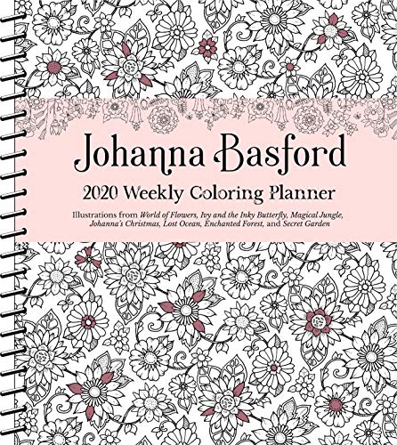 Pdf Download Free Johanna Basford 2020 Weekly Coloring Planner Ca