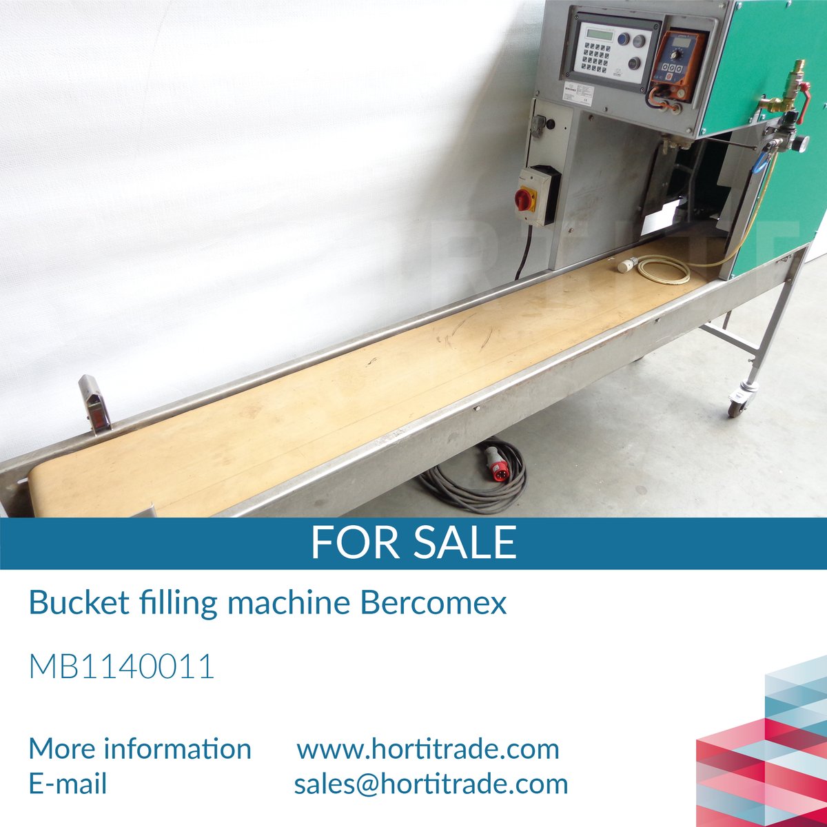 DS Hortitrade offers a wide range of used horticultural machines &amp; materials. Today we have the following machine in the spotlight: 𝗨𝘀𝗲𝗱 𝗕𝘂𝗰𝗸𝗲𝘁 𝗳𝗶𝗹𝗹𝗶𝗻𝗴 𝗺𝗮𝗰𝗵𝗶𝗻𝗲 𝗕𝗲𝗿𝗰𝗼𝗺𝗲𝘅 

More information can be found on our website: 
hortitrade.com