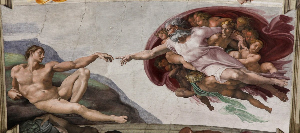 Adam (dzt Single) wählt seinen Kontakt-Haushalt aus.(Michelangelo Buonarroti, etwa 1508)