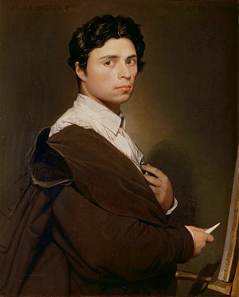 Selbstportrait Christian Drosten am Beginn der Pandemie(Jean-Auguste-Dominique Ingres, 1804)