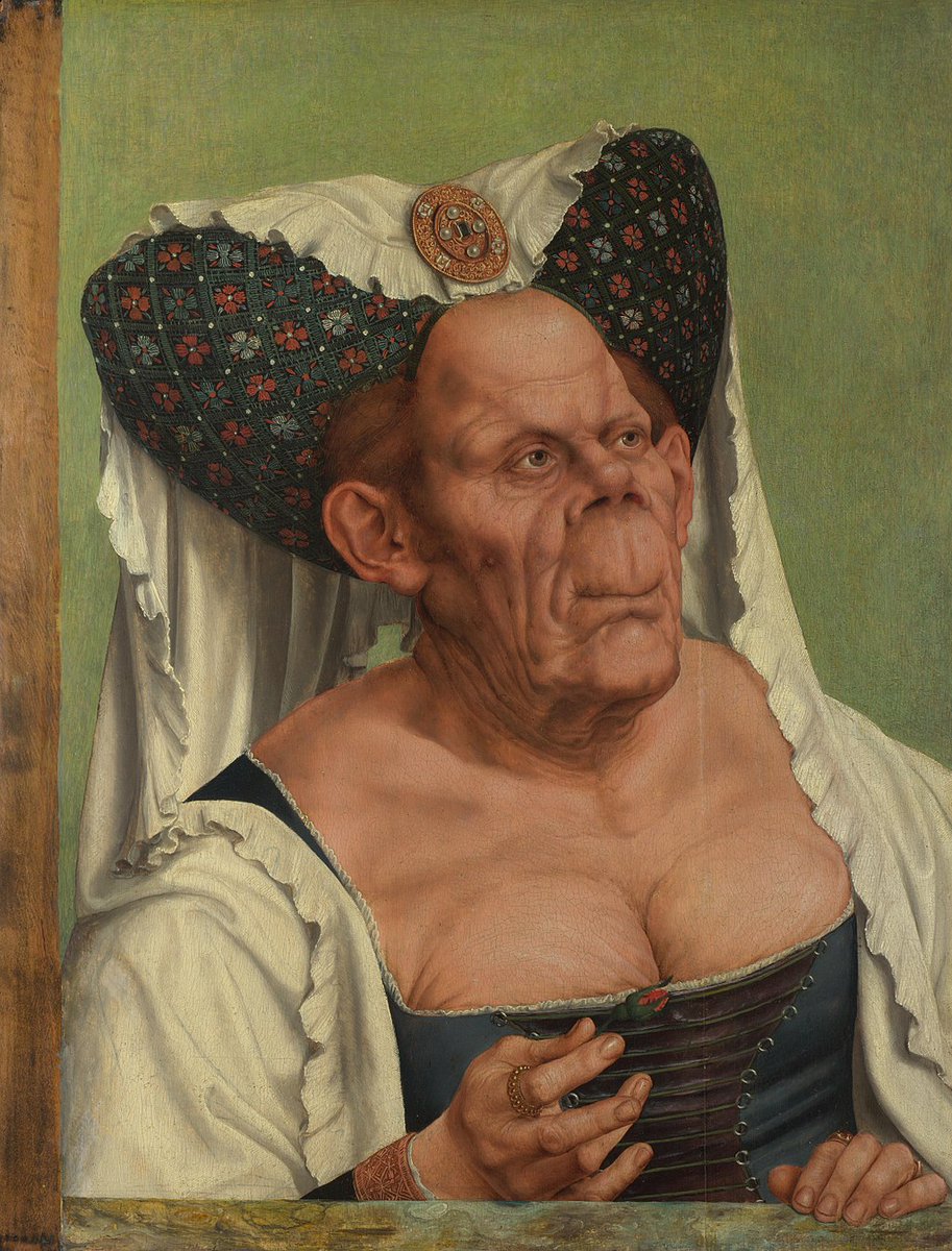 Herr Müller versucht, sich durch falsche Angaben bei der Impfreihenfolge vorzudrängeln. (Quentin Matsys, um 1513)