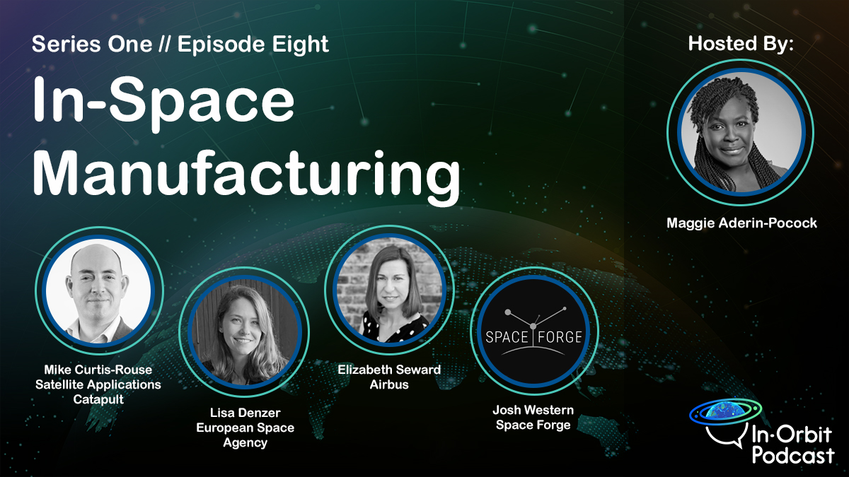 Out now! In our In-Orbit series finale we're joined by <a href="/esa/">European Space Agency</a>, <a href="/AirbusSpace/">Airbus Space</a> &amp; <a href="/Space_Forge/">Space Forge</a> to explore the capabilities of in-space manufacturing - from satellites to pharmaceuticals - and its role in shaping the future of our world. Listen now: li.sten.to/SpaceManufactu…