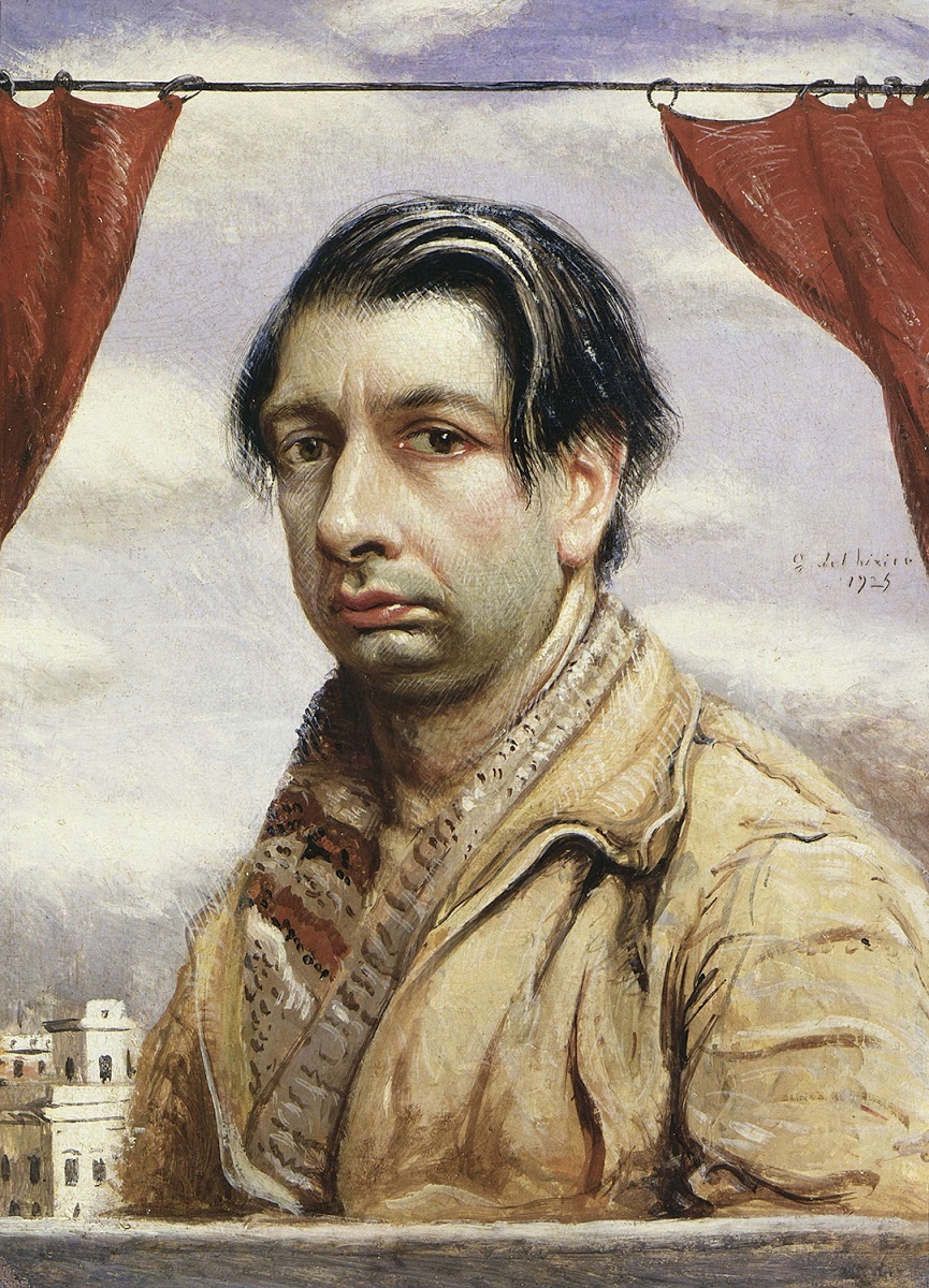 Selbstportrait Christian Drosten am Ende der Pandemie.(Giorgio De Chirico, 1925)