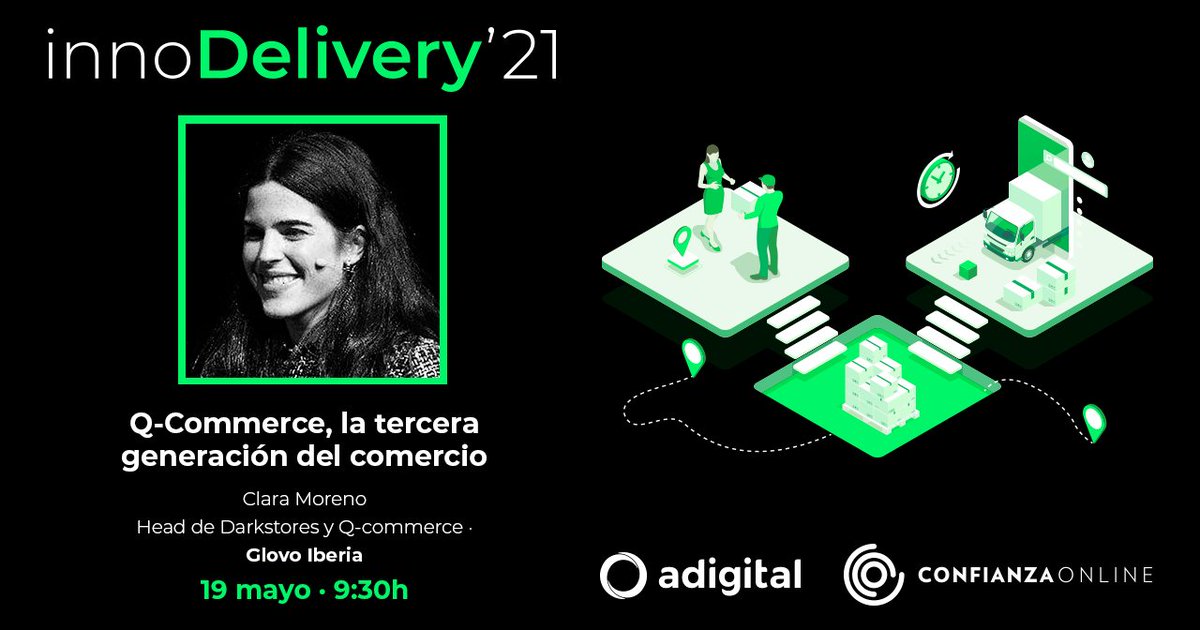 Este miércoles 19 de mayo, Clara Moreno, Head of MFC, estará hablando sobre las últimas tendencias de #logística y #Qcommerce en este interesante evento de <a href="/adigital_org/">Adigital</a>.

¿Te apuntas? 👉 bit.ly/33UpAOc #ecommerce