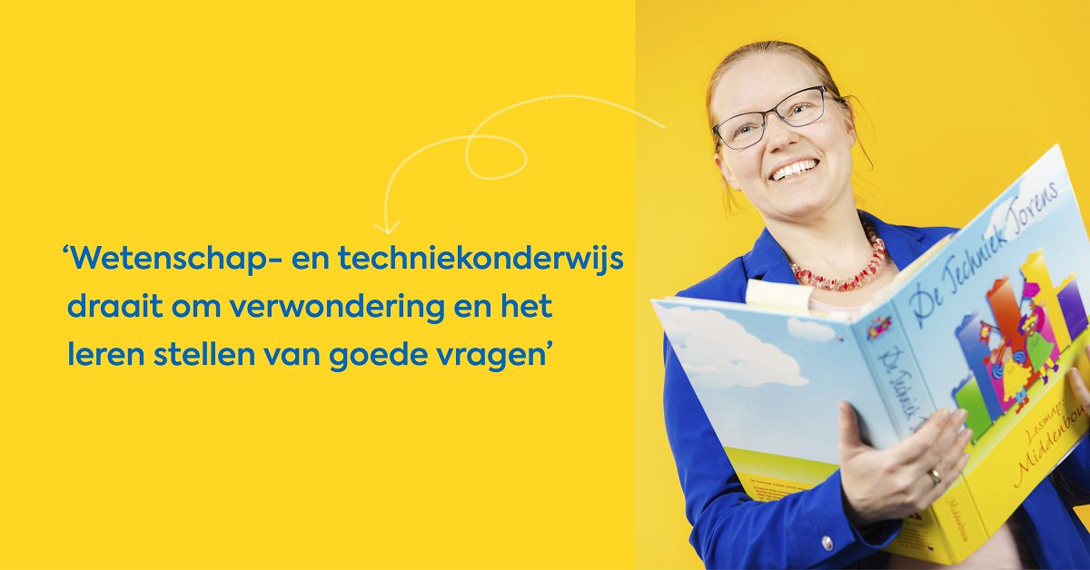 Nicole Wennips van basisschool De Zuidster in Zwolle is een groot voorstander van wetenschap- en techniekonderwijs, dat uitgaat van de principes van onderzoekend en ontwerpend leren. Lees hier het interview over W&amp;T bij haar op school.
stadkamer.nl/cultuur-en-tec…