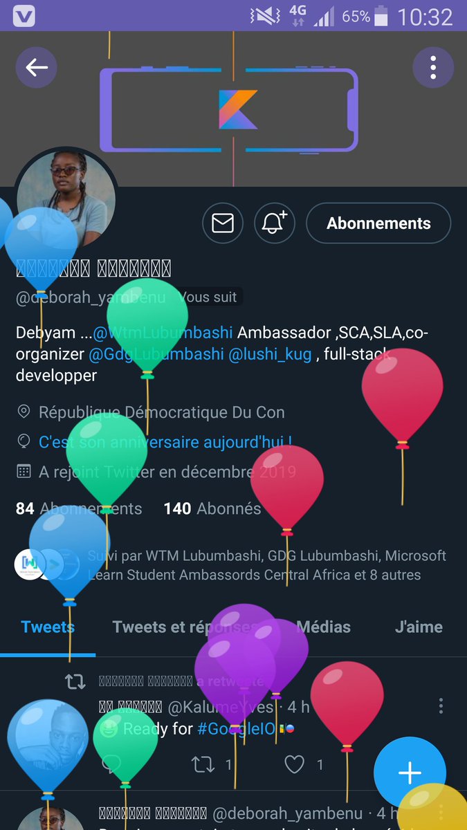 Happy birthday to you my sister #100DaysOfCode enjoy your day <a href="/WtmLubumbashi/">WTM Lubumbashi</a> <a href="/gdg_lubumbashi/">GDG Lubumbashi #GoogleIO24</a> @lushi_kug <a href="/eric_ampire/">Eric Ampire</a> <a href="/JosueYenga/">Josue Yenga</a> <a href="/ljoboy1322/">Jonathan YOMBO BOSEMWA</a>