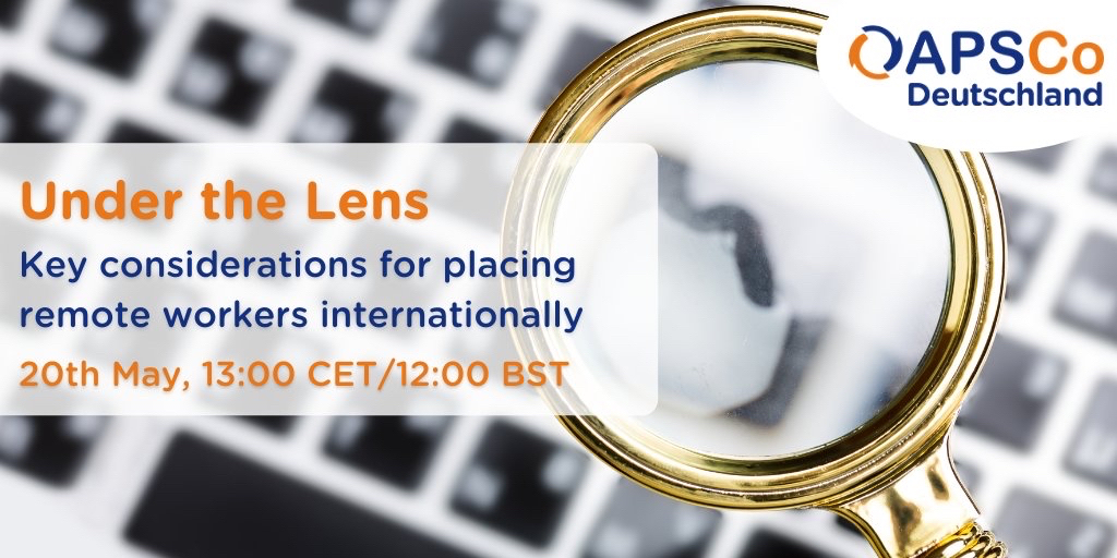 6catsint's tweet photo. Join #6CATSPRO’s Jon Clarke and @TaylorWessingDE’s @SebastianPBuder for an @APSCoGermany Under the Lens meeting covering placing remote workers internationally, remote working for contractors and much more ➡️ https://t.co/2XydZSc9Hb
#ContractRecruitment #ContractorCompliance https://t.co/JkfQmVG8HL
