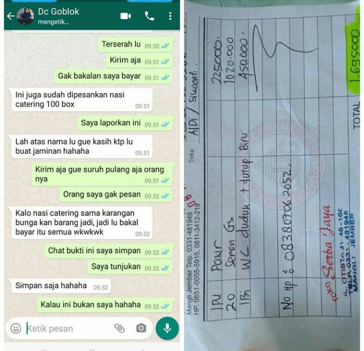 pinjollaknat's tweet image. Sistem COD ini juga seringkali dimanfaatkan oleh para dc pinjol. 

Untuk semua pedagang pastikan kembali orderan yang diterima! ⛔