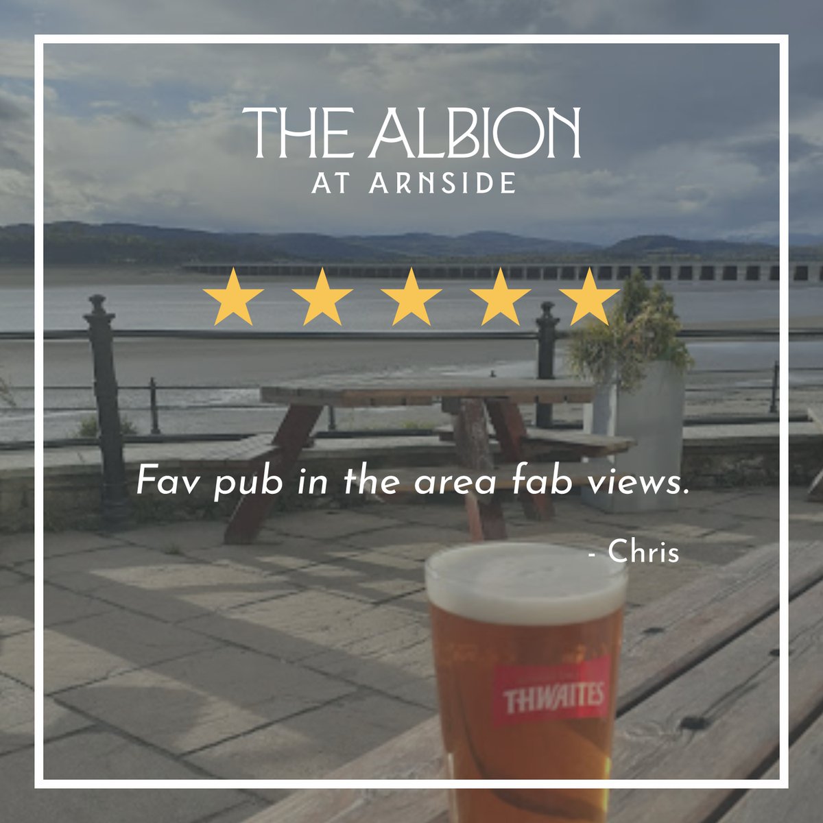 The Albion, Arnside tweet media