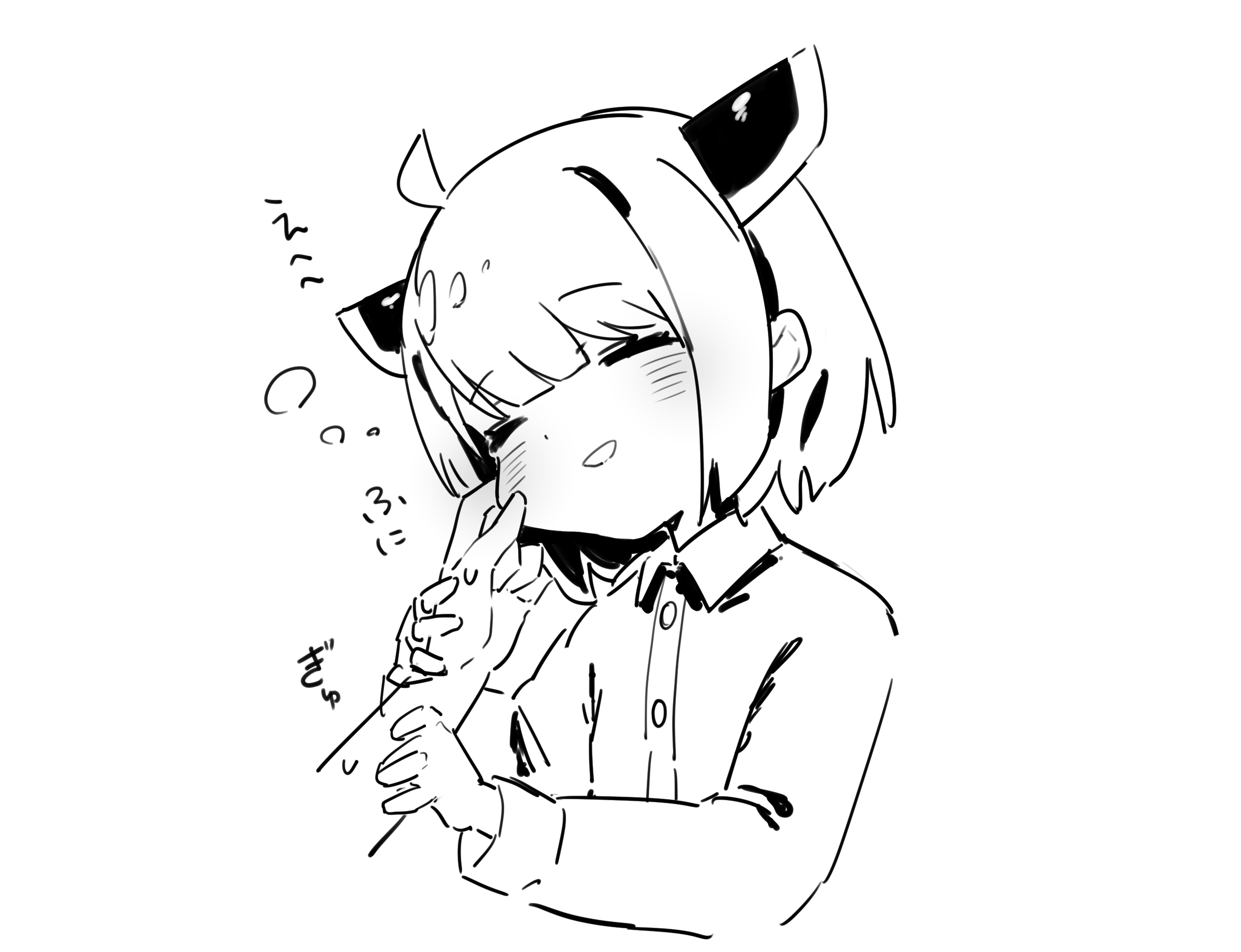 تويتر やかた على تويتر 寝起ききりたんのほっぺをふにふにする絵 T Co Ugsh6jbouv