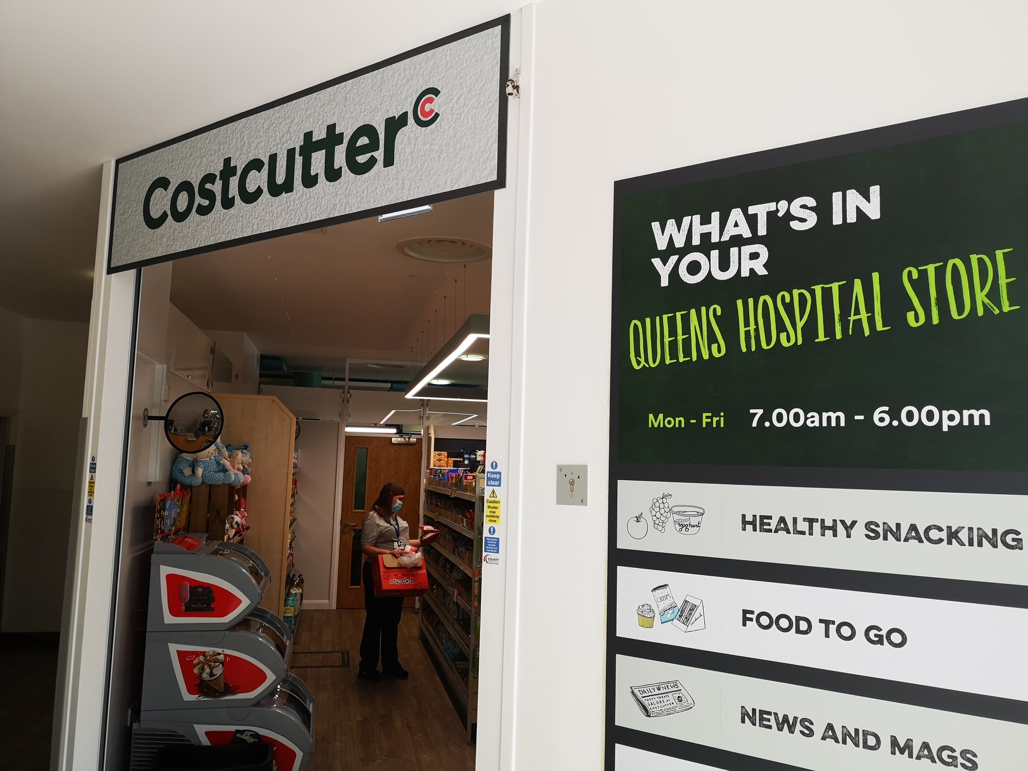BHRUT NHS 🏥 on Twitter "The new Costcutter shop at Queen's Hospital is