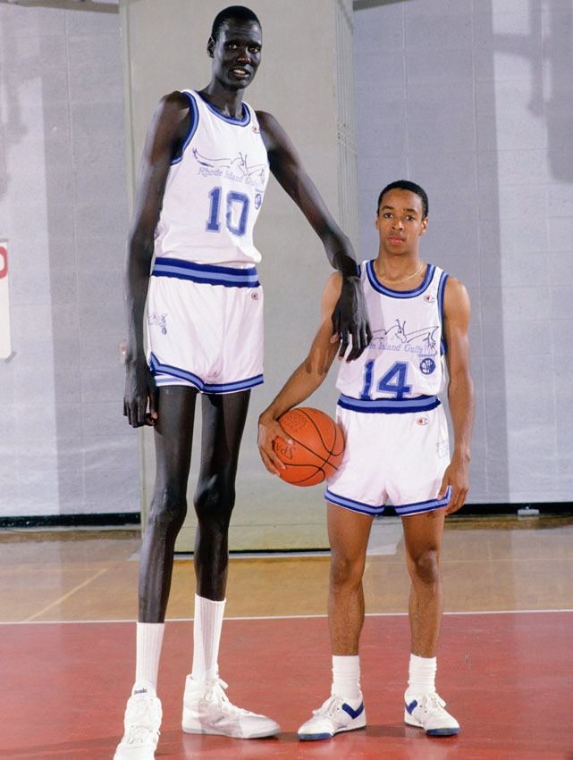 the world's tallest basketball player