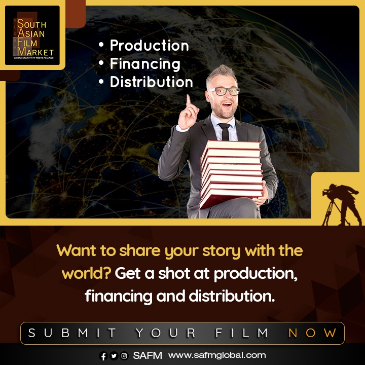 What you have to offer: A strong script What we offer in return: Investors. Producers. Diverse Market. Global Platform. #SAFM #SouthAsianFilmMarket #Webshows #FeatureFilm #FilmMarket #Director #Producer #CoProduction #GapFunding #Film #FilmFunding #Funding