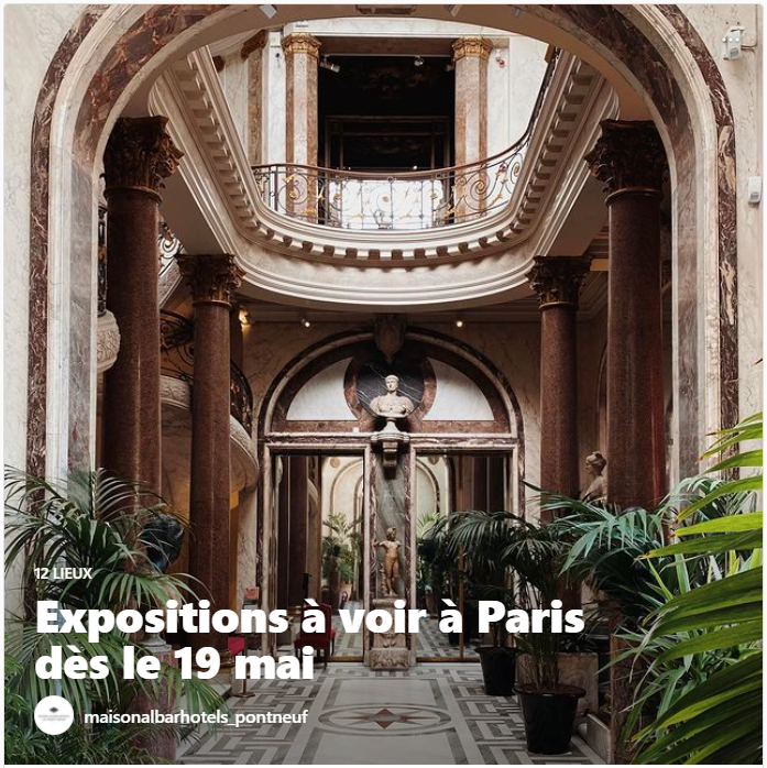 Maison_Albar's tweet photo. Dès demain, revivons !
Découvrez notre guide des expositions à voir à Paris dès le 19 mai : https://t.co/oobtYDuWuT
#paris #paristourisme #tourismeparis #parishotel #parisianlife #parisianvibes #parisianlifestyle #culture #musee #exposition #france #francetourisme #tourisme https://t.co/VXBVaRb6NZ