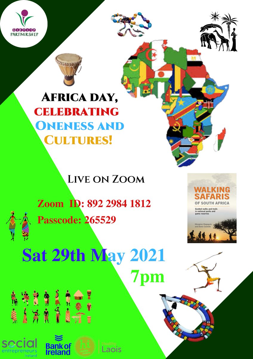Dignity Partnership is inviting you to come enjoy and celebrate with us, the uniqueness and Oneness of Africa at our Africa Day Celebration to be held on the 29th of May 2021. #AfricaDay