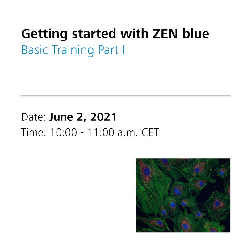 zeiss_micro's tweet photo. During 5 online sessions, software experts will provide a short and comprehensive training on the key topics related to ZEN blue. Register here: https://t.co/YbRpOCy0aC

#ZEISS #microscopy #software #zenblue