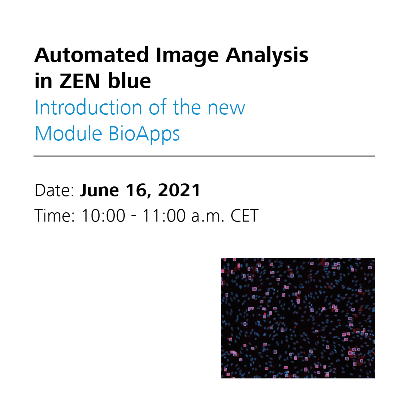 zeiss_micro's tweet photo. During 5 online sessions, software experts will provide a short and comprehensive training on the key topics related to ZEN blue. Register here: https://t.co/YbRpOCy0aC

#ZEISS #microscopy #software #zenblue