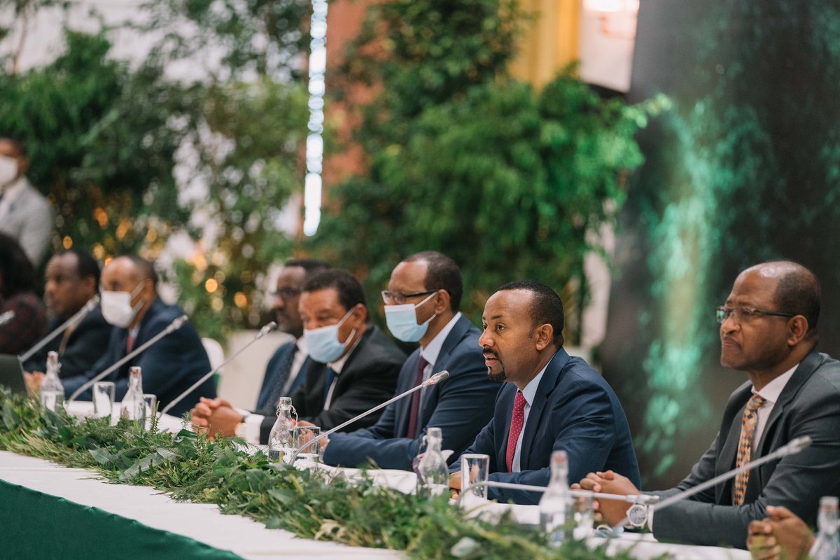 AbiyAhmedAli's tweet photo. As Ethiopians, our lives are strongly intertwined with trees and forests. Today as we launch the 2021 edition of #GreenLegacy initiative, we refer to the four year challenge we set in 2019, aimed at addressing the consequences of environmental degradation and climate change. 1/3 https://t.co/GztCi1UWJu