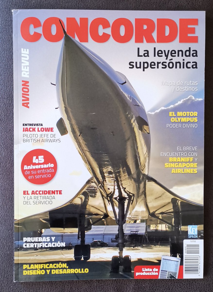 pedrospotter's tweet photo. Para una lectura "rápida" que tal este nuevo número especial de @AvionRevueInt
#Concorde #LaLeyendaSupersonica
#AvionRevueInt
Ya en mis 🙌
#keypublishing #ZendisSL https://t.co/pl1KIcJhuu
