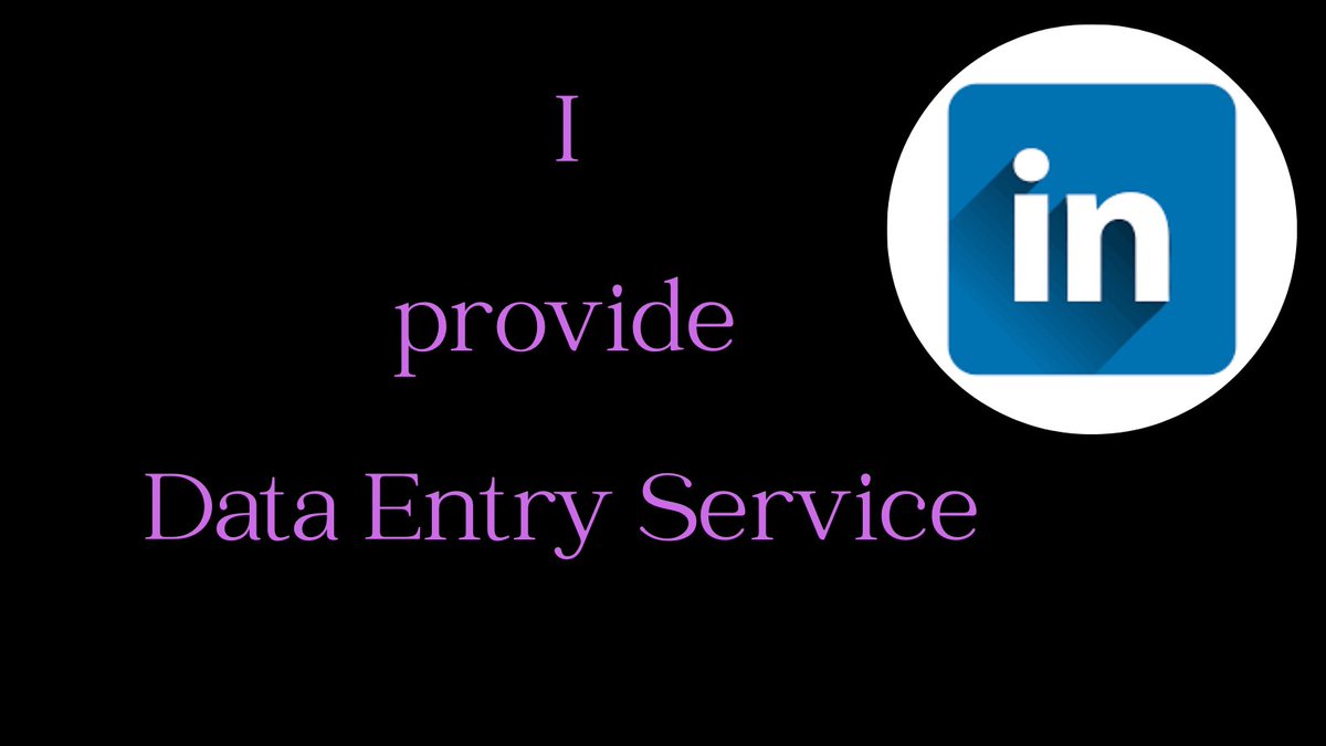 I specialize in Data Entry. I provide Data Entry Service. If you need this kind of service, you can hire me on fiverr.

For hire please click this link
fiverr.com/forhad232330_/…

#dataentry #exceldataentry #webresearch #datamining #copypaste #fiverr #data