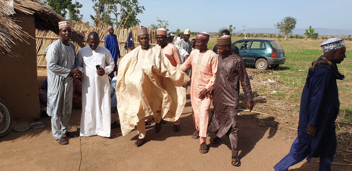 AIMShelleng's tweet photo. Arriving at Jamali Madugu for the condolence of late Haj. Julde, mother of APC Jumbul Ward Chairman, Alh. Bakari Njidda.
Allahumma gafirha warhamha. https://t.co/dWaaAQMMD3