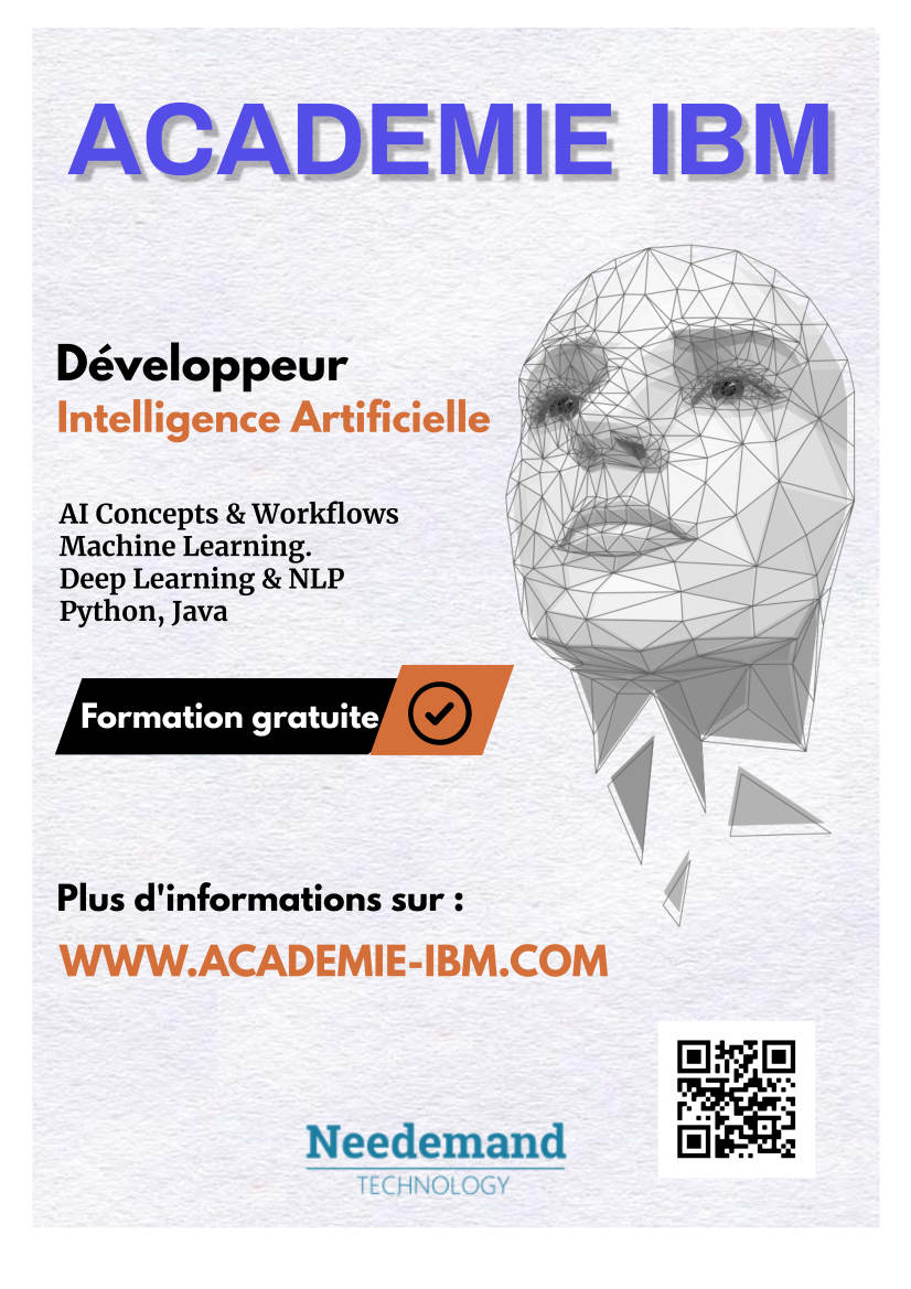 needemand's tweet photo. A Montpellier Occitanie une Formation gratuite de développeur informatique spécialisé en intelligence artificielle #montpellier #Occitanie #informatique #intelligence #IntelligenceArtificielle #Developpement https://t.co/9hsQEv3NcL
