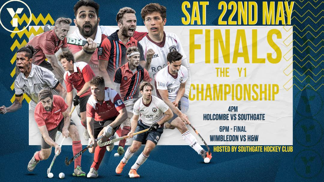 Southgate Hockey Club (@southgatehc) on Twitter photo THE <a href="/Y1Hockey/">Y1 Hockey</a> CHAMPIONSHIP FINALS!💥
We are STOKED to be hosting this event this Saturday 22nd May.
16:00pm: <a href="/SouthgateHC/">Southgate Hockey Club</a> v <a href="/HolcombeHC/">Holcombe Hockey Club</a>
18:00pm: <a href="/WimbledonHC/">WimbledonHC</a> v <a href="/HWHCofficial/">Hampstead & Westminster Hockey Club</a> 🏆
Being live streamed by <a href="/GalvanisdHockey/">Galvanised Hockey</a> + hosted on <a href="/ScorrdHockey/">Scorrd</a> 🏑
LETS GO!🔴⚫️🏑 THE <a href="/Y1Hockey/">Y1 Hockey</a> CHAMPIONSHIP FINALS!💥
We are STOKED to be hosting this event this Saturday 22nd May.
16:00pm: <a href="/SouthgateHC/">Southgate Hockey Club</a> v <a href="/HolcombeHC/">Holcombe Hockey Club</a>
18:00pm: <a href="/WimbledonHC/">WimbledonHC</a> v <a href="/HWHCofficial/">Hampstead & Westminster Hockey Club</a> 🏆
Being live streamed by <a href="/GalvanisdHockey/">Galvanised Hockey</a> + hosted on <a href="/ScorrdHockey/">Scorrd</a> 🏑
LETS GO!🔴⚫️🏑