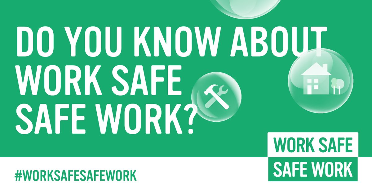 TrustMarkUK's tweet photo. To promote safe working, TrustMark & the Construction Leadership Council (CLC) have created Work Safe Safe Work: a 3-part guide to help customers know what to do before, while & after they have tradespeople working for them. Find out more https://t.co/GPiOqrXyoM #worksafesafework https://t.co/cDEwX0SOuf
