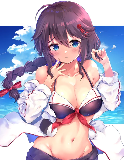 時雨おめでとう!😭
少し大きい水着時雨です。
#艦これ
#時雨
#時雨進水日
#時雨誕生祭2021 