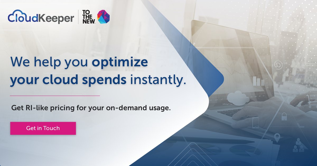 cloud_keeper's tweet image. Presenting CloudKeeper, our AWS FinOps solution that helps customers cut their AWS spends by 5 -15% on their entire AWS bills.

No commitments/lock-ins. 100% account security
Know more - ttnew.co/3tR3k2o

To evaluate your AWS setup write to us at cloudkeeper@tothenew.com