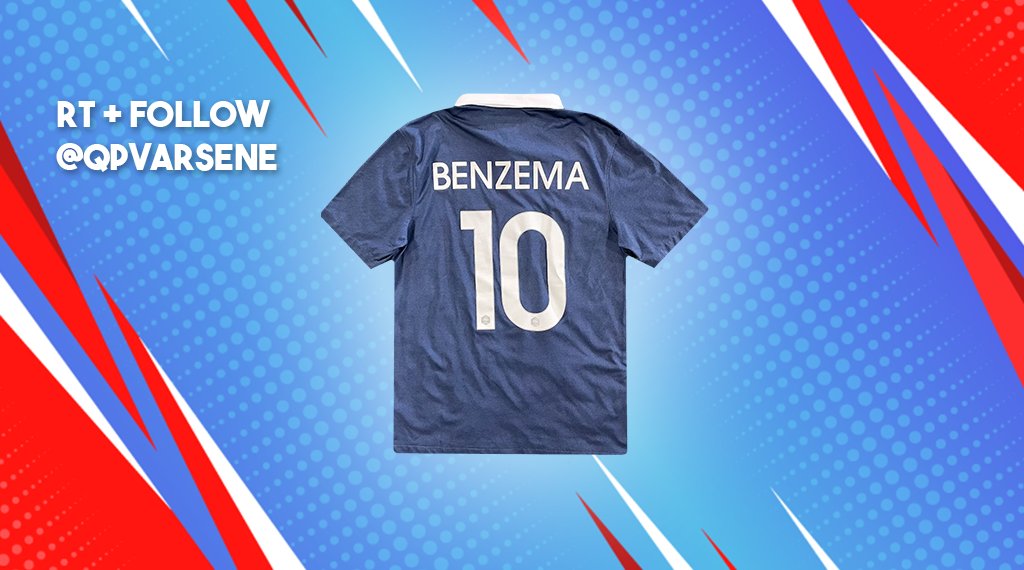 QPVArsene's tweet photo. 🎁CONCOURS🎁 Remporte un maillot de l'Équipe de France version EURO 2020 ! 🇫🇷 RT + FOLLOW @QPVArsene 

Si Karim Benzema est sélectionné, il sera floqué à son nom ! 🔥 https://t.co/HpOgz83Y5C