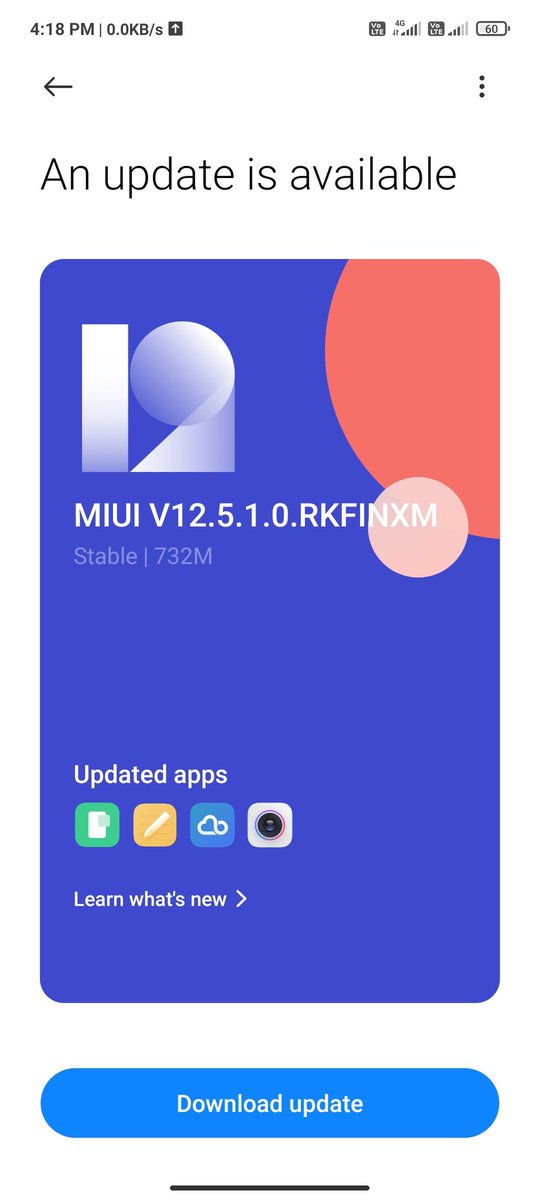 TechMumbaikar's tweet image. Redmi Note 10 Pro received New #MIUI Update. It is 12.5.1.0 but still a lot&apos;s of bugs are there.

No improvement even after 2 major updated 🥲 That notification merge is a big problem yaar!🤦🏻‍♂️

#RedmiNote10pro #MIUIUpdate