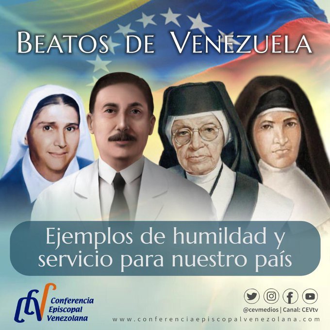 ⏩ @CEVmedios: La Iglesia en Venezuela cuenta con 4 beatos, ejemplos cercanos de caridad, fe y esperanza en nuestro país

#BeatosdeVenezuela