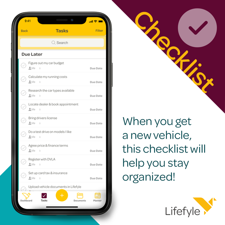 LifefyleLtd's tweet image. This checklist will help you save time and stay organized when you get a new vehicle!
​
​#lifeadminday #declutterchallenge #declutteredhome #organizer #decluttertips #productivityapp #productivedays #paperfree #lifeadmin #productiveday #organizedlife #organizedmom #organizedli