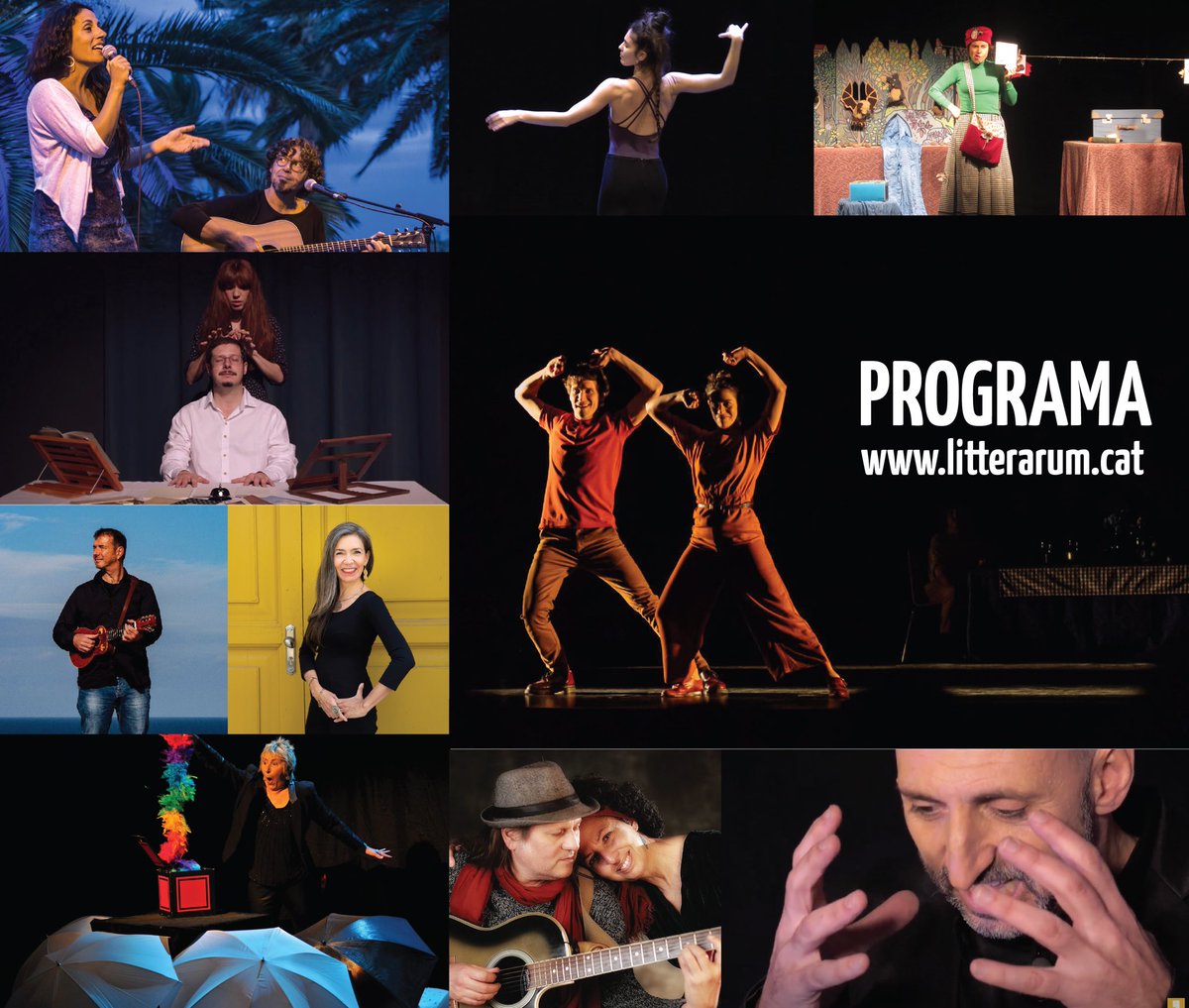 📖 Hola, amigues i amics de Litterarum! Ja podeu consultar el programa de l’edició 2021 al nostre web: litterarum.cat. Comença el compte enrere!

🎫 Us volem recordar que enguany, com a novetat, es vendran entrades anticipades dels espectacles de pagament al nostre web.