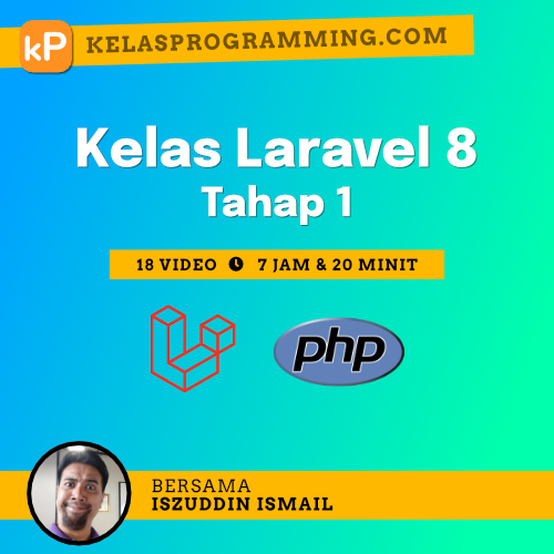 iszuddin's tweet photo. Baru nak belajar Laravel? Saya ada buat online video course dalam Bahasa Melayu di https://t.co/D402narWbT. Kursus merangkumi pelbagai topik penting dalam Laravel 8, dan lebih daripada 7 jam siaran.

Eloquent, Route, MVC, Blade, Tinker, Seeder, Migration, Artisan, Factory, dll https://t.co/VTdqqFTxFT