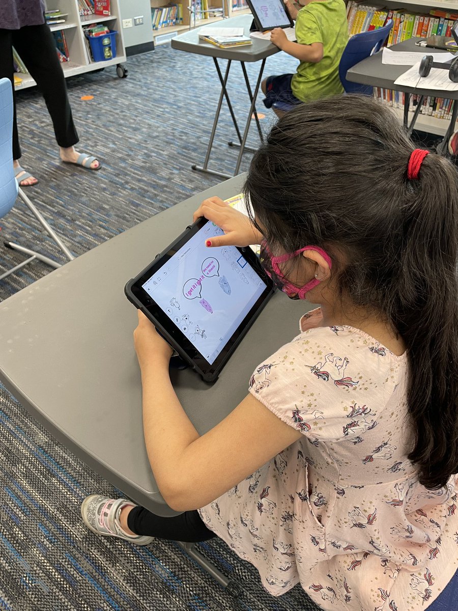 Writing and illustrating their own Elephant and Piggie stories in Seesaw. We can't wait to share and read them all! <a href="/AHSD25Patton/">Patton Elementary</a> <a href="/plitberg/">Mrs. Litberg's Class</a>